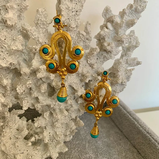Turquoise Ottoman Earrings