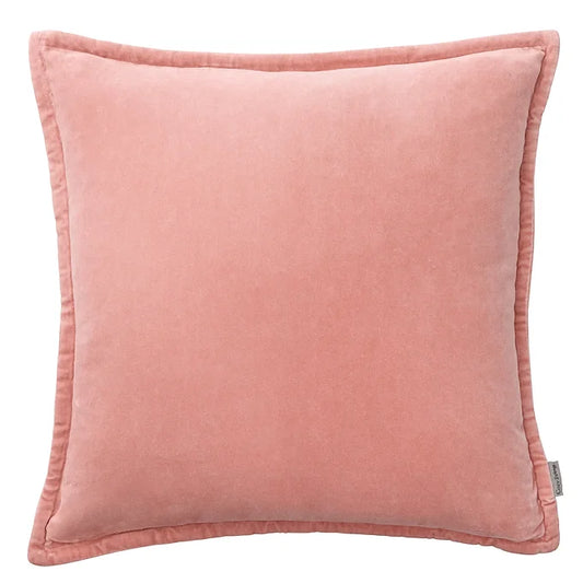 Velvet Soft Coral Cushion