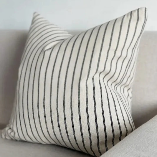Navy Stripe Cushion