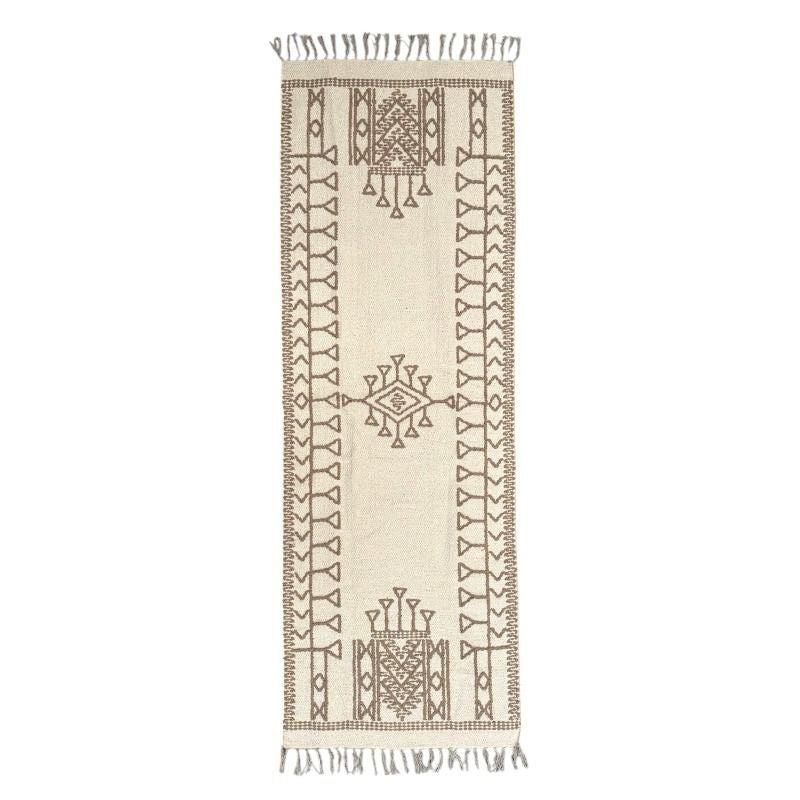 Cream Cotton Runner