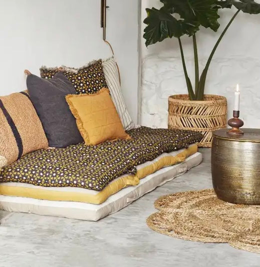 Brown Stoneware Candleholder