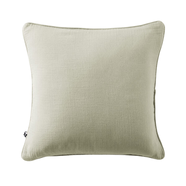 Muslin Pale Green Cushion Cover 2 Sizes