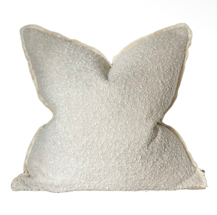 Cream Boucle Cushion 3 Sizes