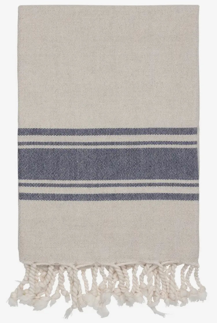 Linen & Cotton Beach Towel