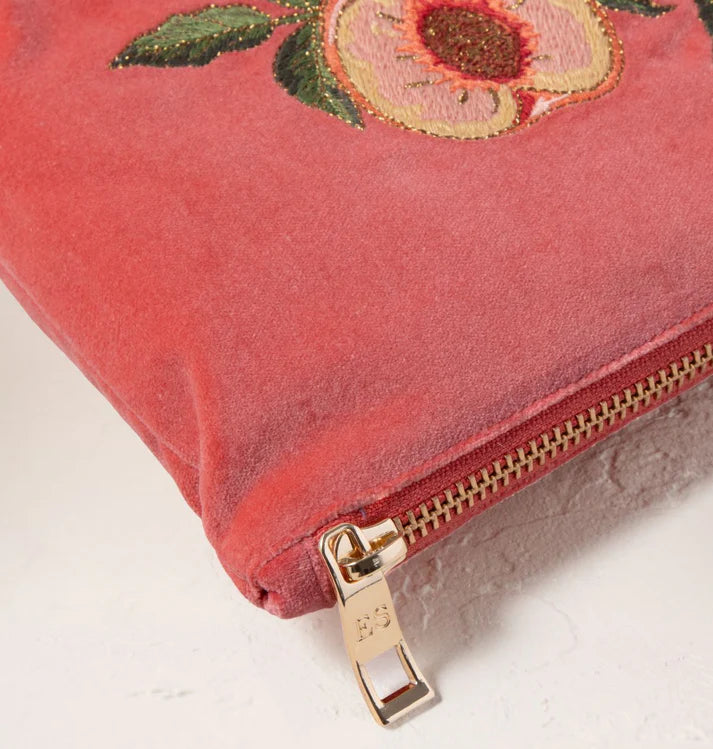 Elizabeth Scarlett Coral Summer Peach Mini Pouch