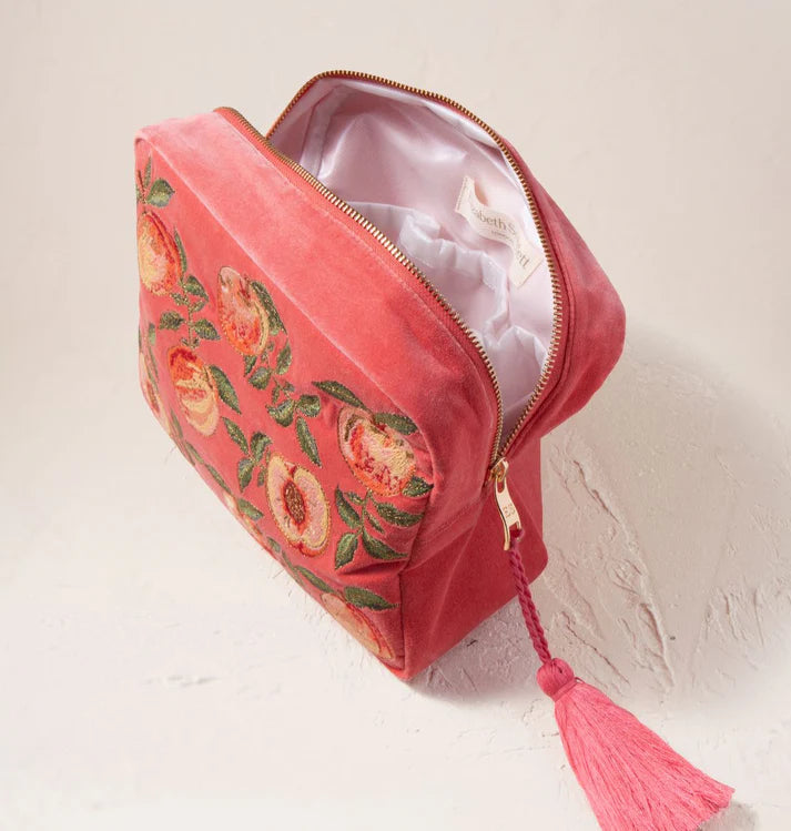 Elizabeth Scarlett Summer Peach Wash Bag