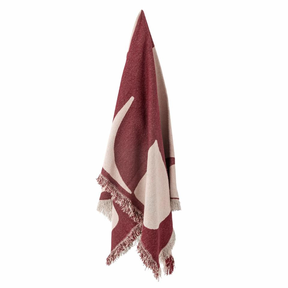 Raspberry Recycled Blanket