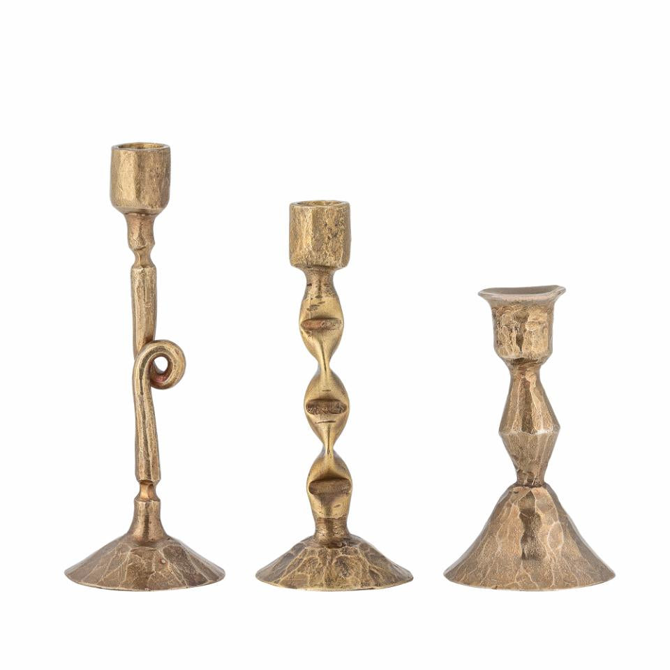 Brass Trio Candle Holders