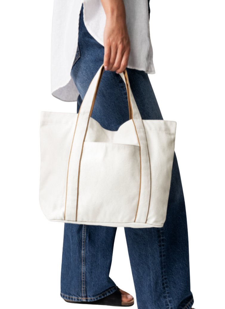 Natural Canvas Tote 2 Sizes