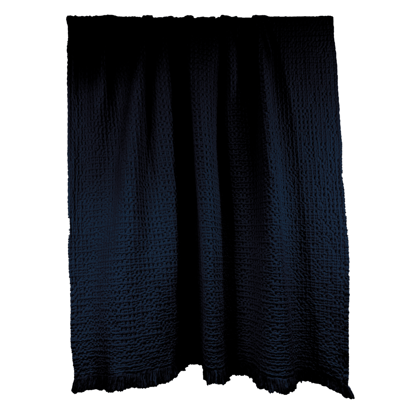 Navy Cotton Throw