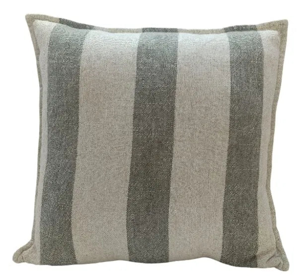 Sage Green Stripe Cushion