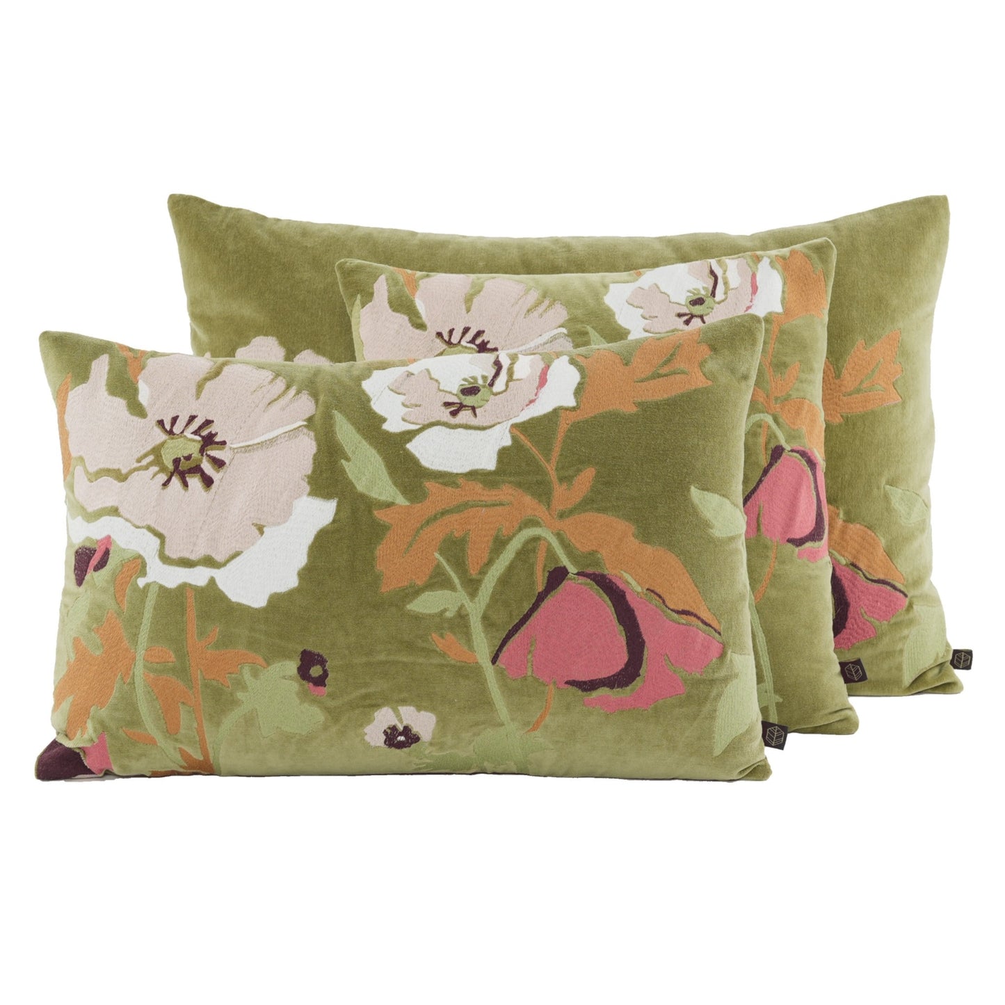 XL Bristol Floral Velvet Cushion
