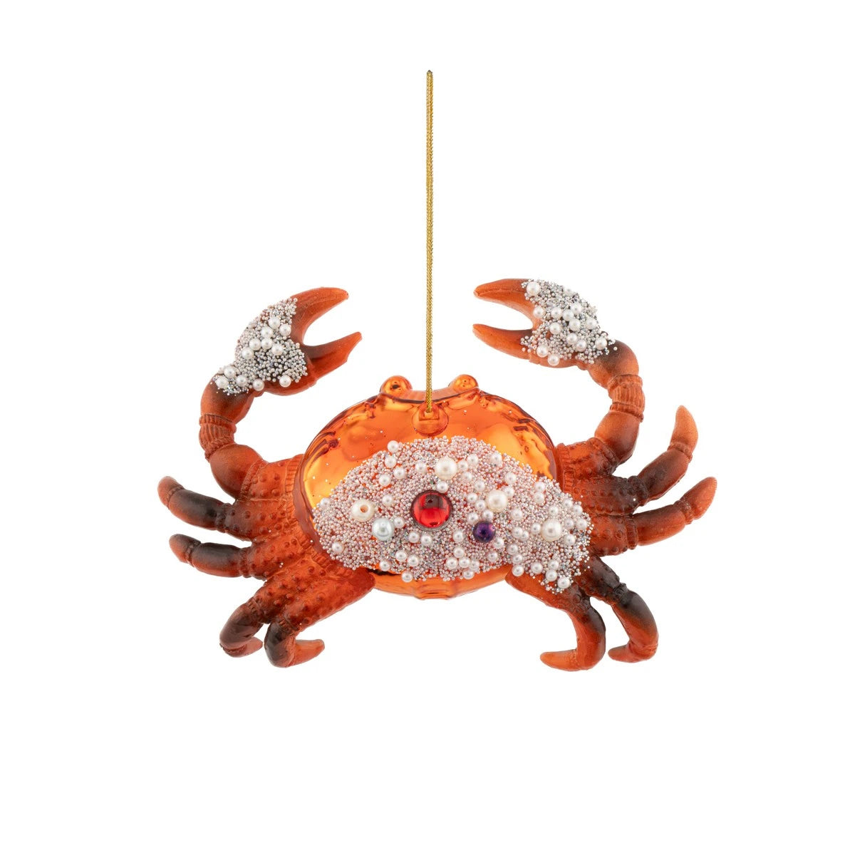 Christmas Glass Crab
