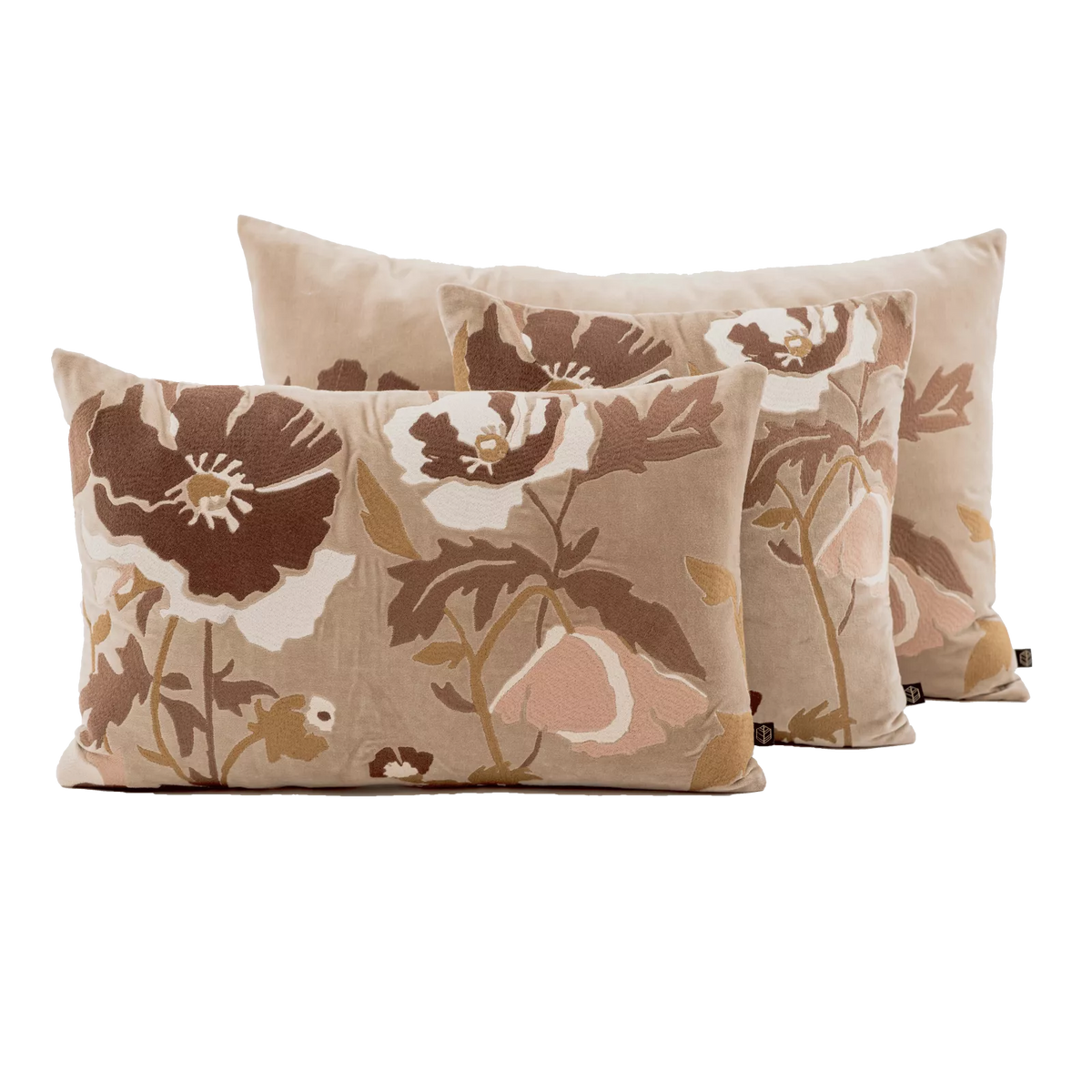 Natural Bristol Velvet Cushion