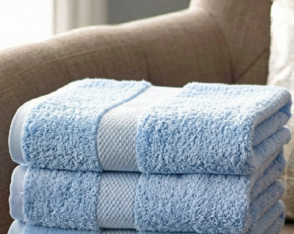 Pale Blue Towels 4 Sizes