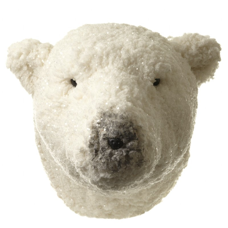 Christmas Polar Bear Head