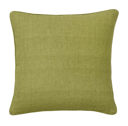 Fern Green Linen Cushion