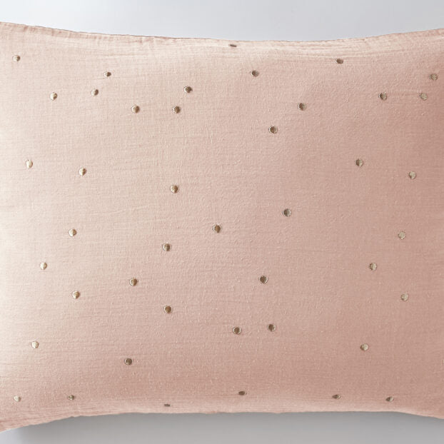 Gauze Nude Pink Pillow Cover