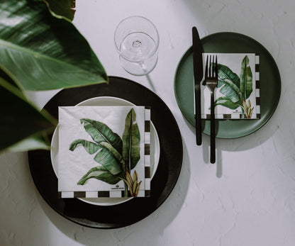 Palm Paper Napkins 20pcs