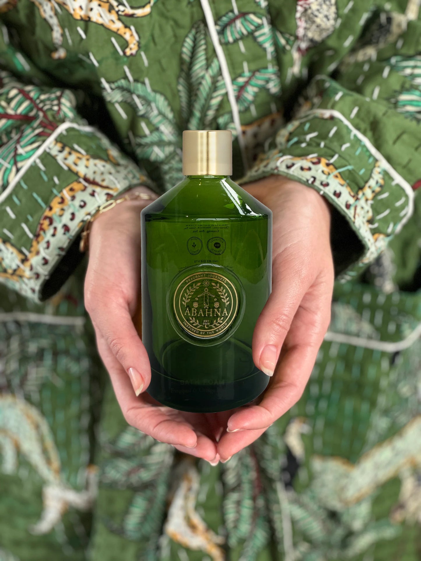 Abahna Bath Foam.  Frangipani & Orange Blossom