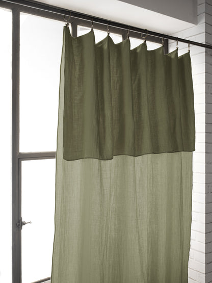 Cotton Gauze Curtain Panel