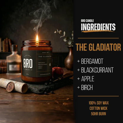 Bro Candle “Gladiator” Fragranced Candle