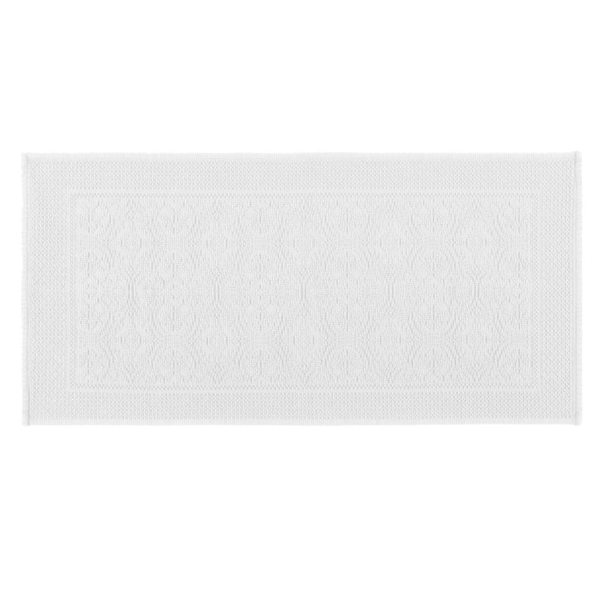 Kymi Pure White Bath Mat