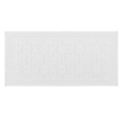 Kymi Pure White Bath Mat