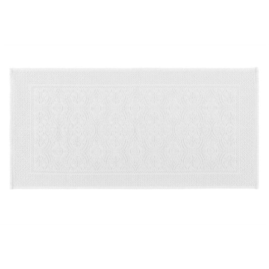 Kymi Pure White Bath Mat