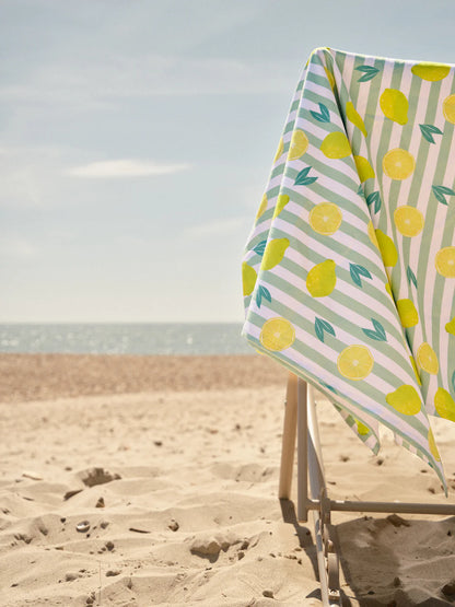 Lemons Sand Free Beach Towel