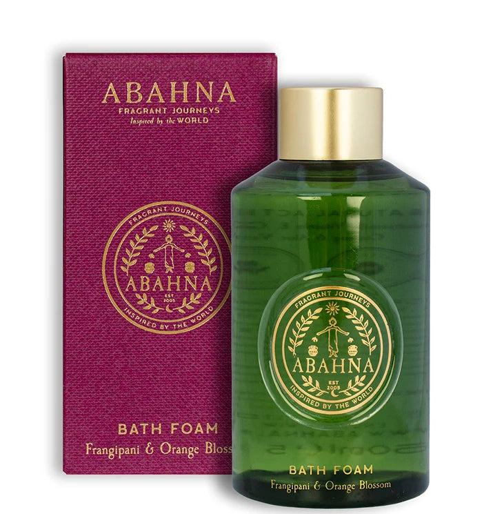 Abahna Bath Foam.  Frangipani & Orange Blossom