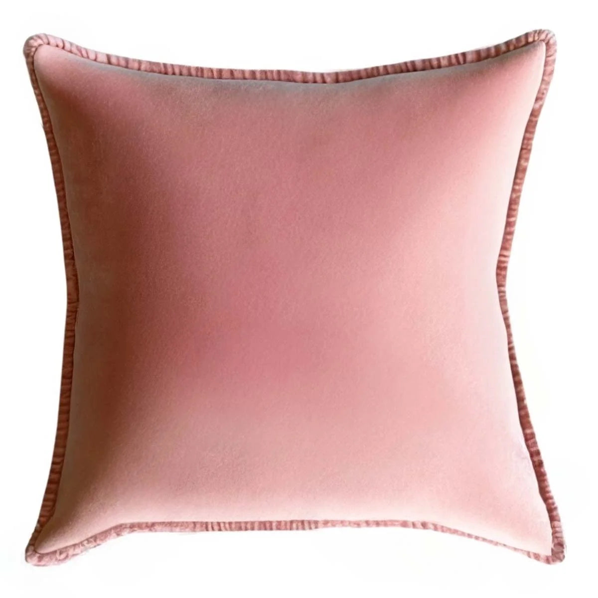 Pink Stonewash Velvet Cushion