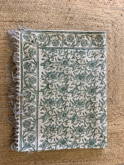 Seafoam Natural Printed Rug