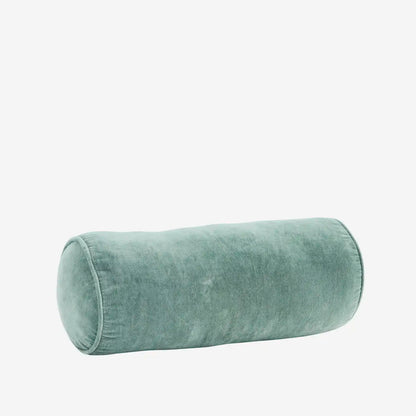 Seafoam Velvet Bolster Cushion