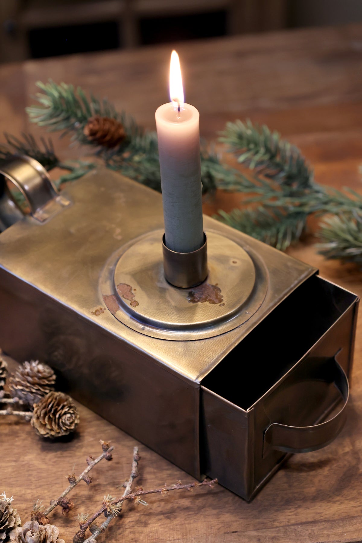 Christmas Candle Box