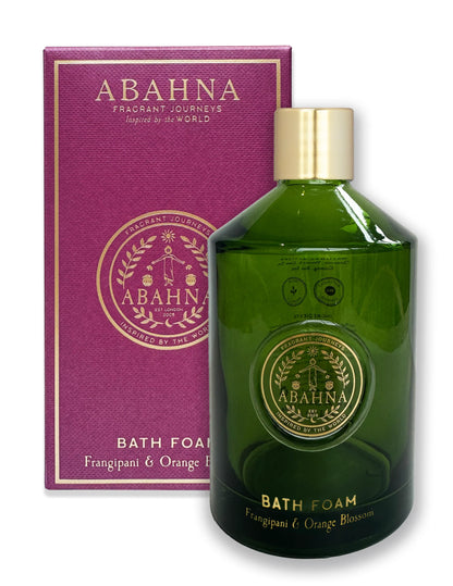 Abahna Bath Foam.  Frangipani & Orange Blossom