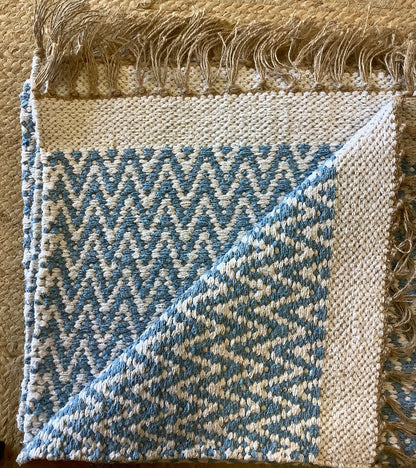 The Ultimate Cotton Rug Pale Blue