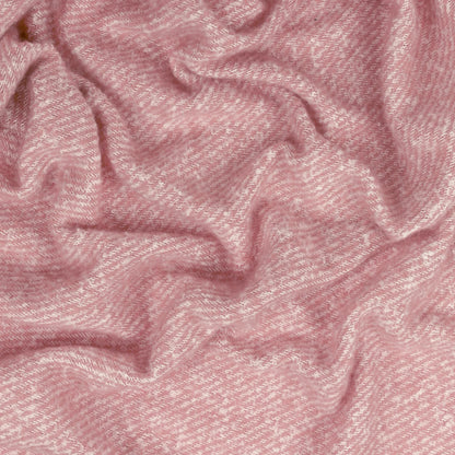 Isla Pink Heather Fringed Blanket