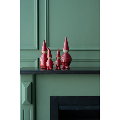 Christmas Stoneware Red Tomte 2 Sizes