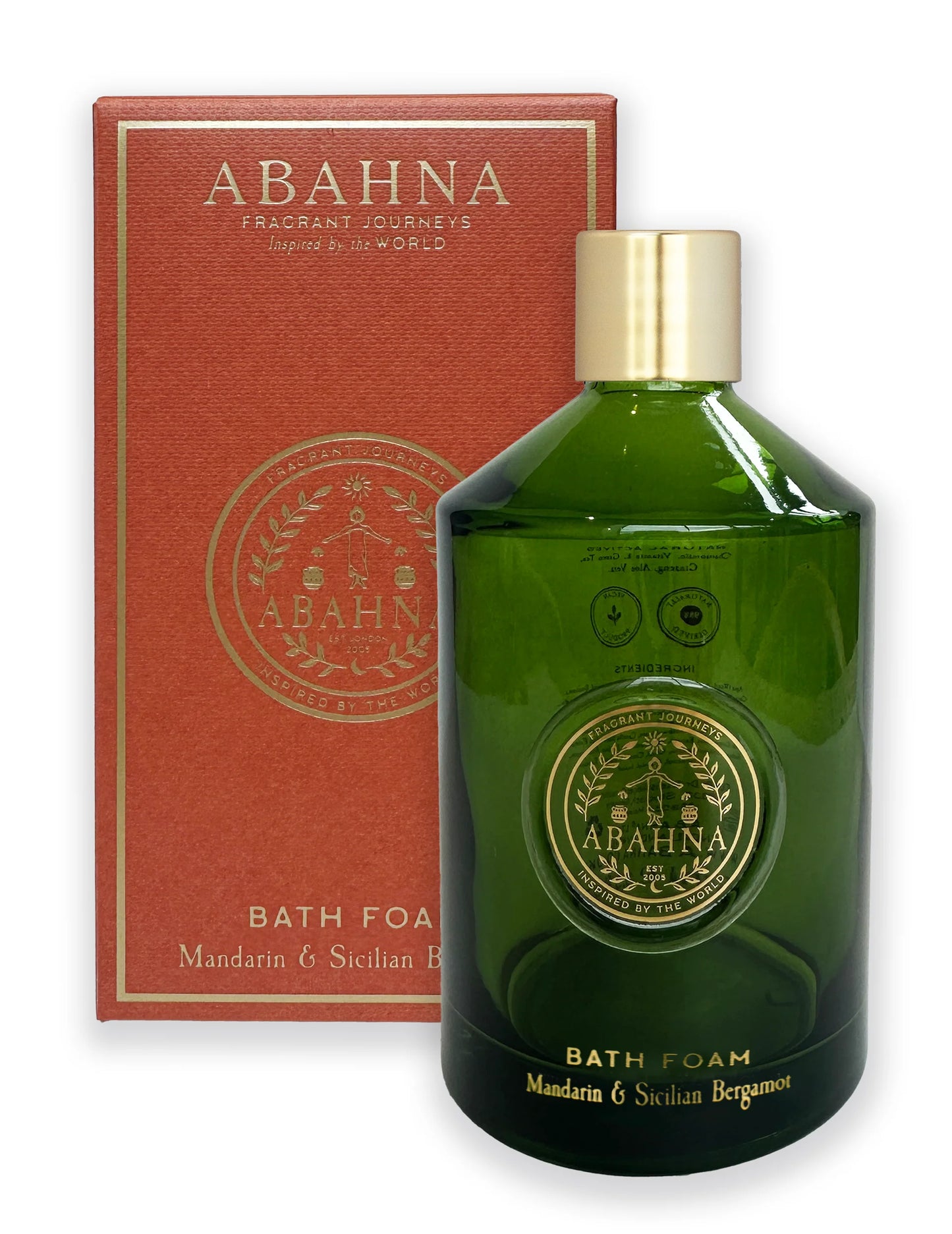 Abahna Bath Foam.  Mandarin & Sicilian Bergamot