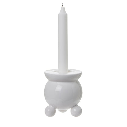 Christmas White Anya Candle Holder