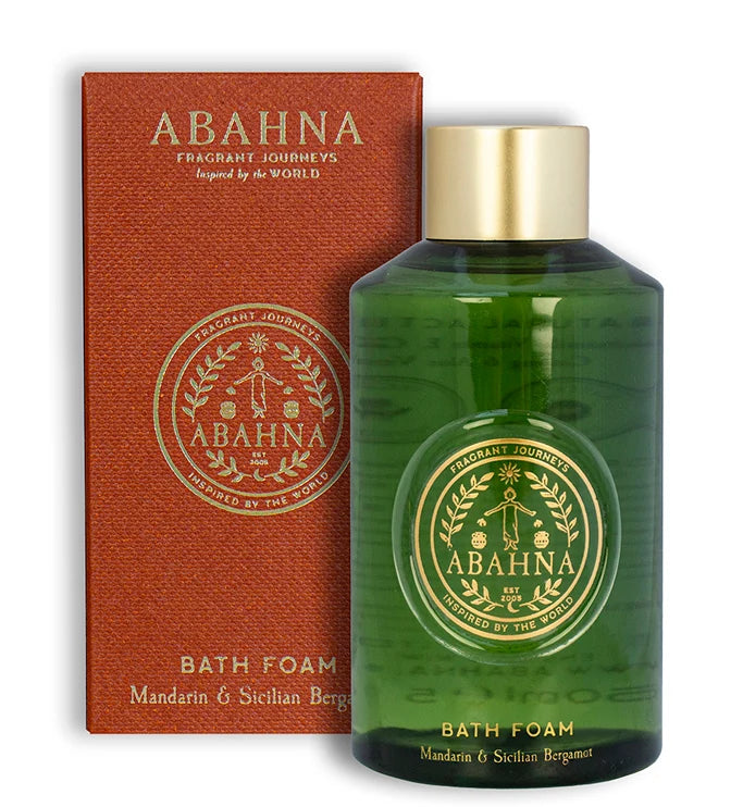 Abahna Bath Foam.  Mandarin & Sicilian Bergamot
