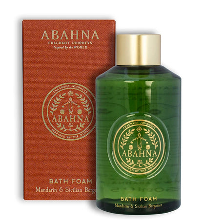 Abahna Bath Foam.  Mandarin & Sicilian Bergamot