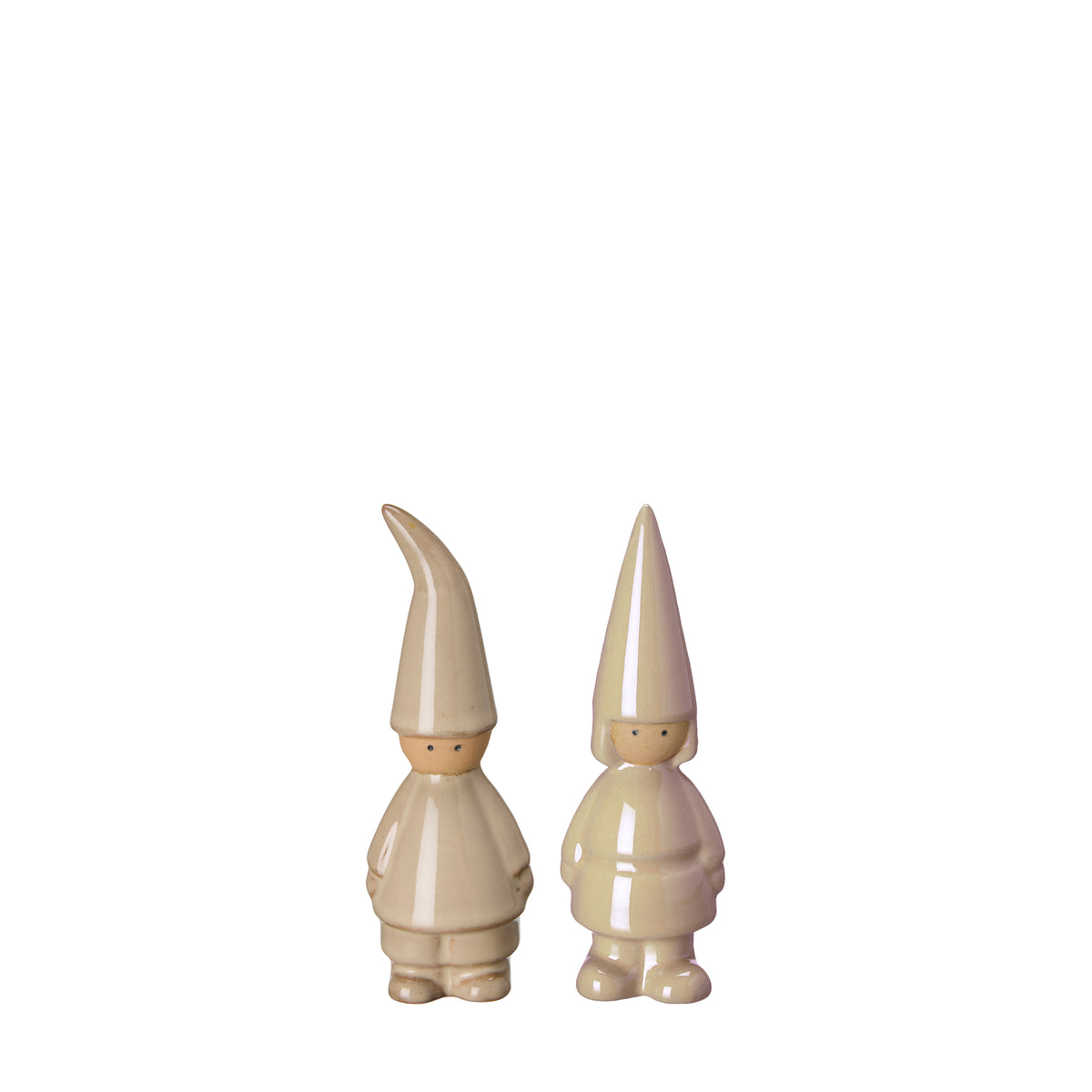Christmas Stoneware Beige Tomte 2 Sizes