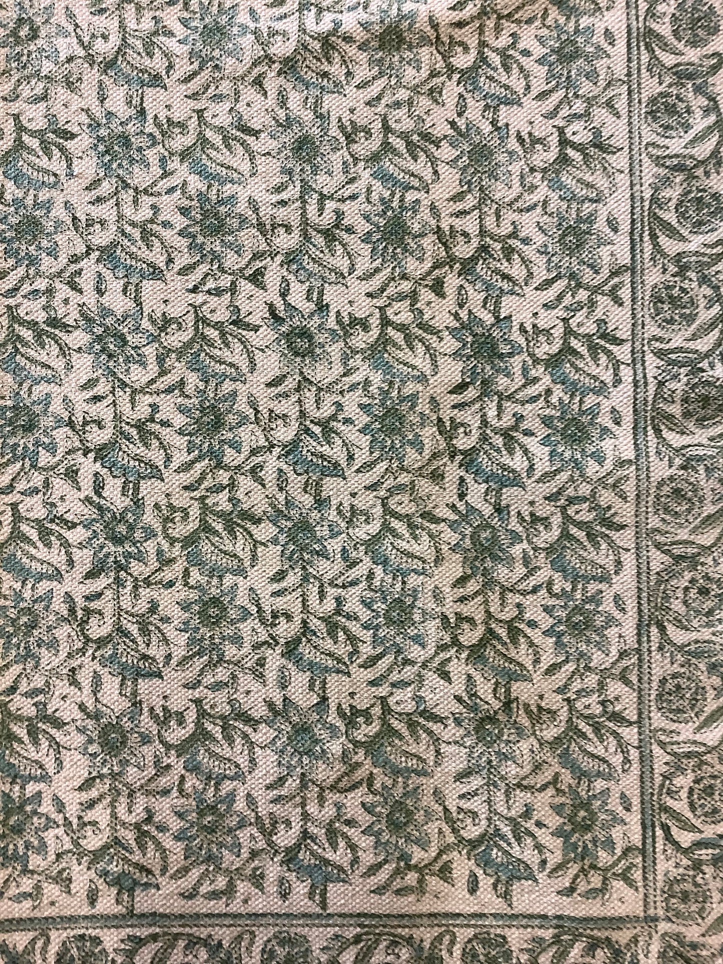 Seafoam Natural Printed Rug