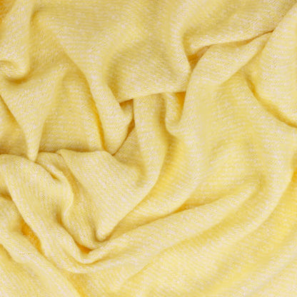 Isla Butter Fringed Blanket