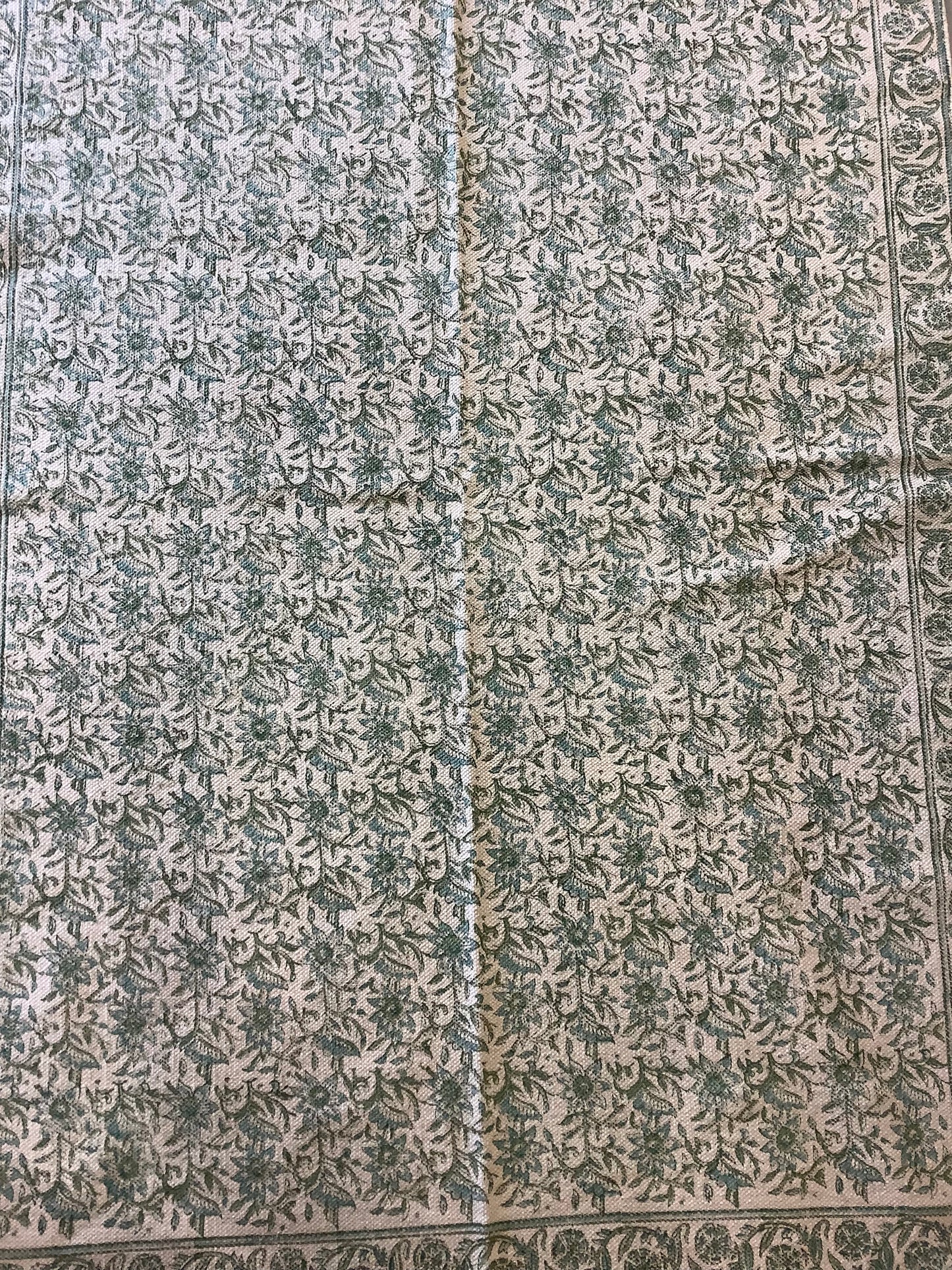 Seafoam Natural Printed Rug
