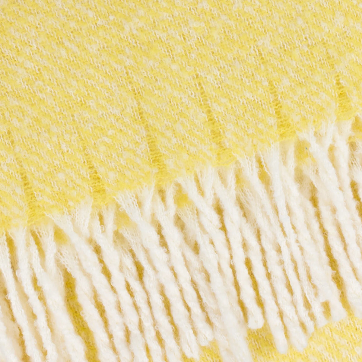 Isla Butter Fringed Blanket