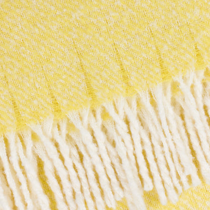 Isla Butter Fringed Blanket