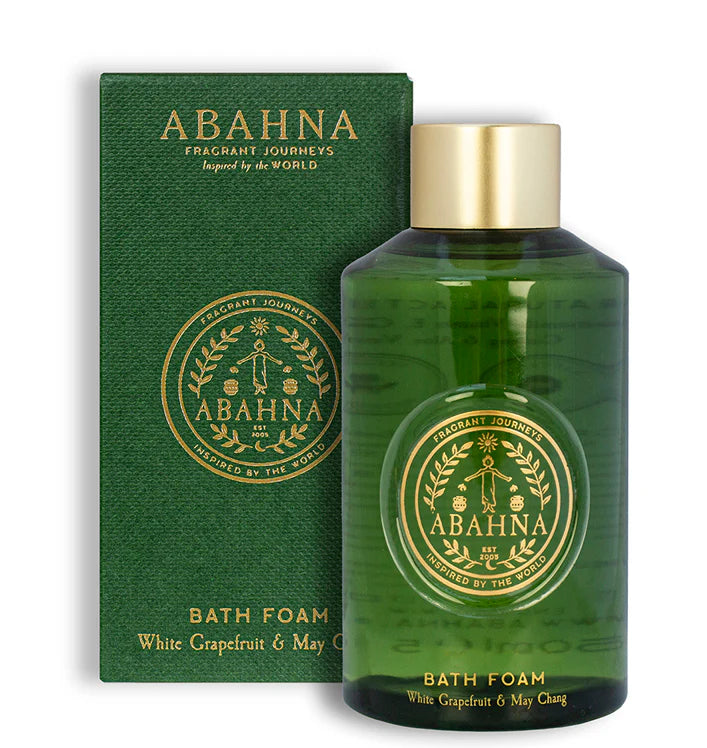 Abahna Bath Foam.  White Grapefruit & May Chang